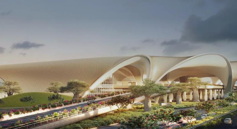 大宝娱乐圆形显示屏项目落地新孟买国际机场，，，，，，打造印度首个“全数字化绿色枢纽”